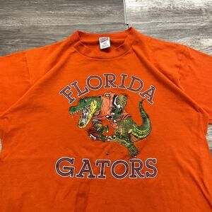 Florida Gators Football Graphic Shirt T-Shirt Single Stitch 80w 90s Thin Adult M